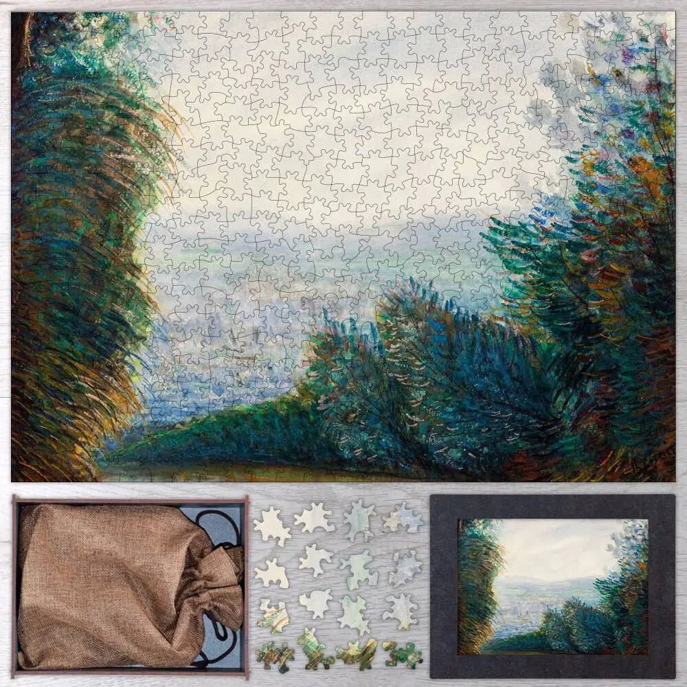 The Auvers Valley on the Oise River Puzzle - PuzzlesPrint