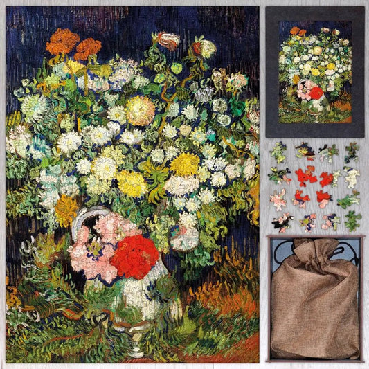 Bouquet of Flowers in a Vase Puzzle - PuzzlesPrint