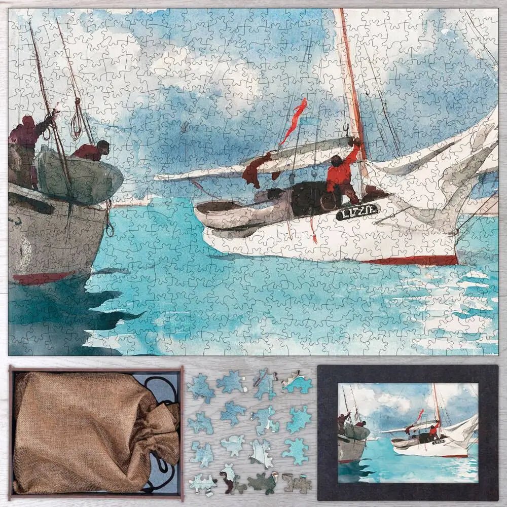Fishing Boats, Key West Puzzle - PuzzlesPrint