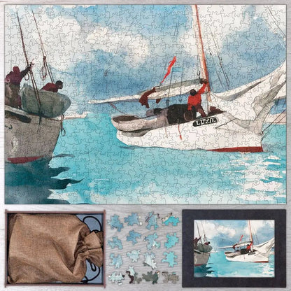 Fishing Boats, Key West Puzzle - PuzzlesPrint