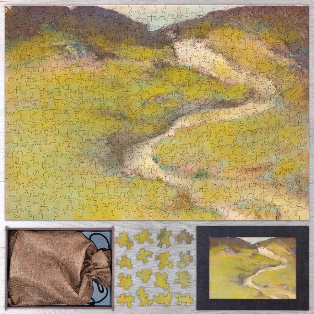 Pathway in a Field Puzzle - PuzzlesPrint