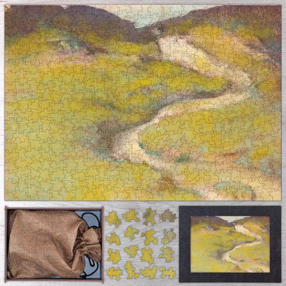 Pathway in a Field Puzzle - PuzzlesPrint