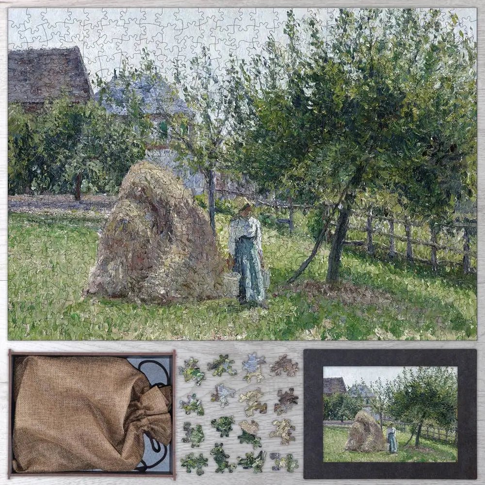 Apple Trees in Eragny, Sunny Morning Puzzle - PuzzlesPrint