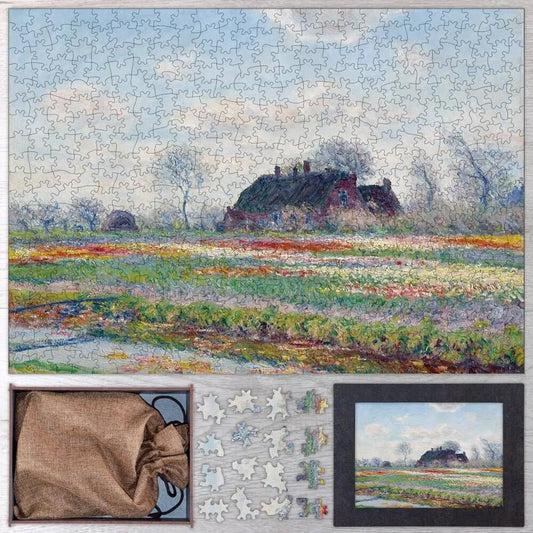 Tulip Fields at Sassenheim Puzzle - PuzzlesPrint