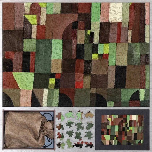 Red Green Architecture Puzzle - PuzzlesPrint