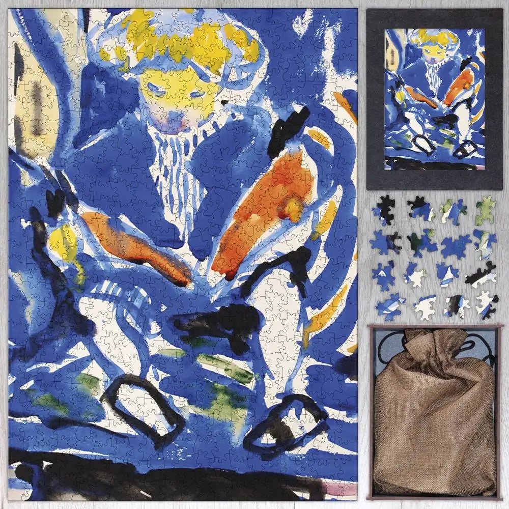 Child Reading Puzzle - PuzzlesPrint