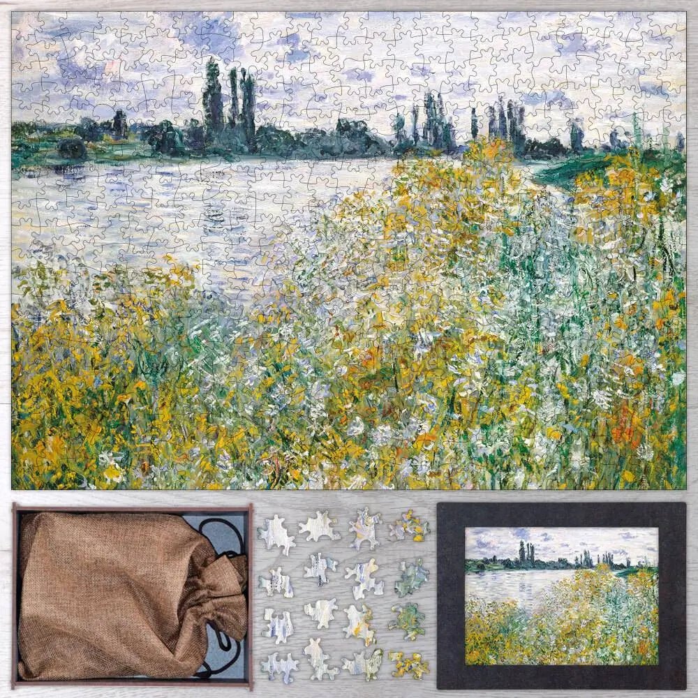 Île aux Fleurs near Vétheuil Puzzle - PuzzlesPrint