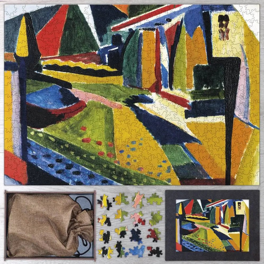 Abstract Landscape Puzzle - PuzzlesPrint