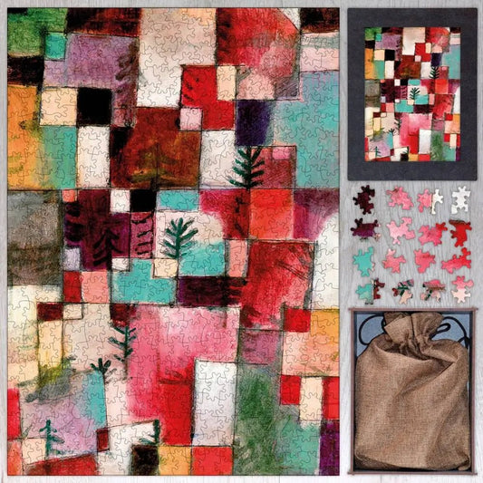 Redgreen and Violet - Yellow Rhythms Puzzle - PuzzlesPrint