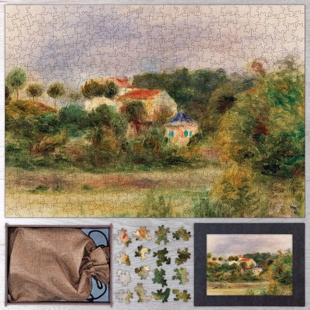 Houses in a Park Puzzle - PuzzlesPrint