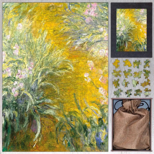 The Path through the Irises Puzzle - PuzzlesPrint