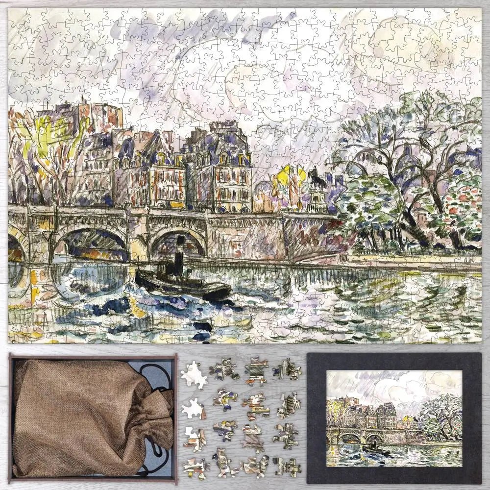 Paris, Le Place Dauphine Puzzle - PuzzlesPrint