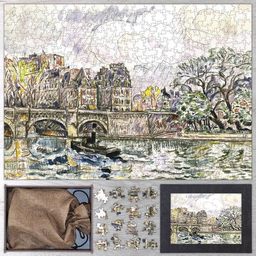 Paris, Le Place Dauphine Puzzle - PuzzlesPrint