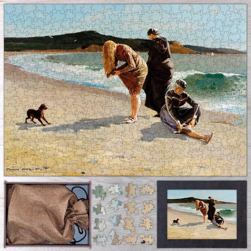 Eagle Head, Manchester, Massachusetts (High Tide) Puzzle - PuzzlesPrint