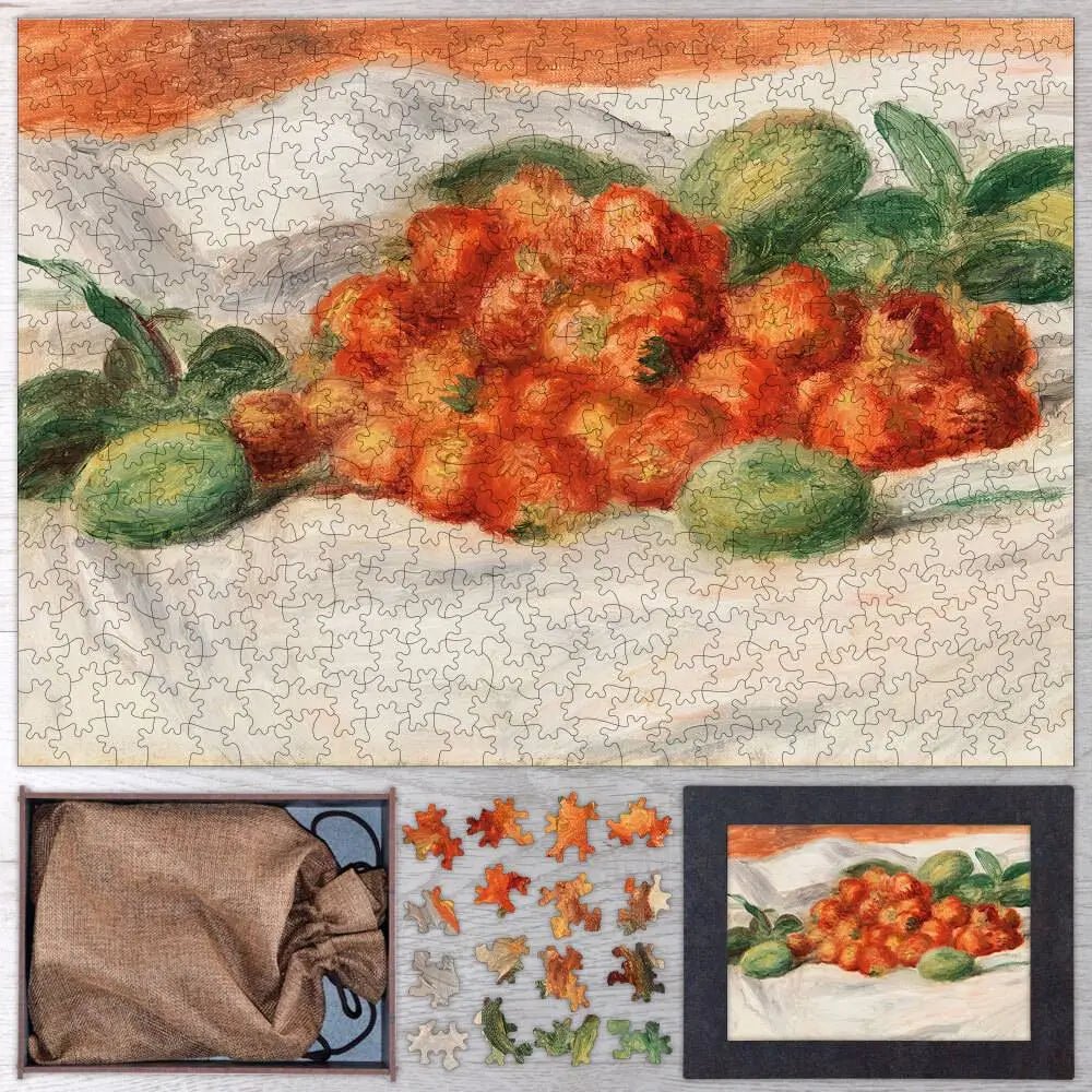 Strawberries and Almonds Puzzle - PuzzlesPrint