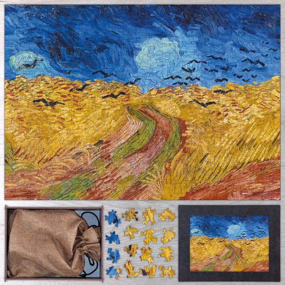 Wheatfield with Crows Puzzle - PuzzlesPrint