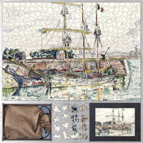 Docks at Saint Malo Puzzle - PuzzlesPrint