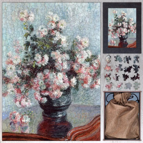 Chrysanthemums Puzzle - PuzzlesPrint