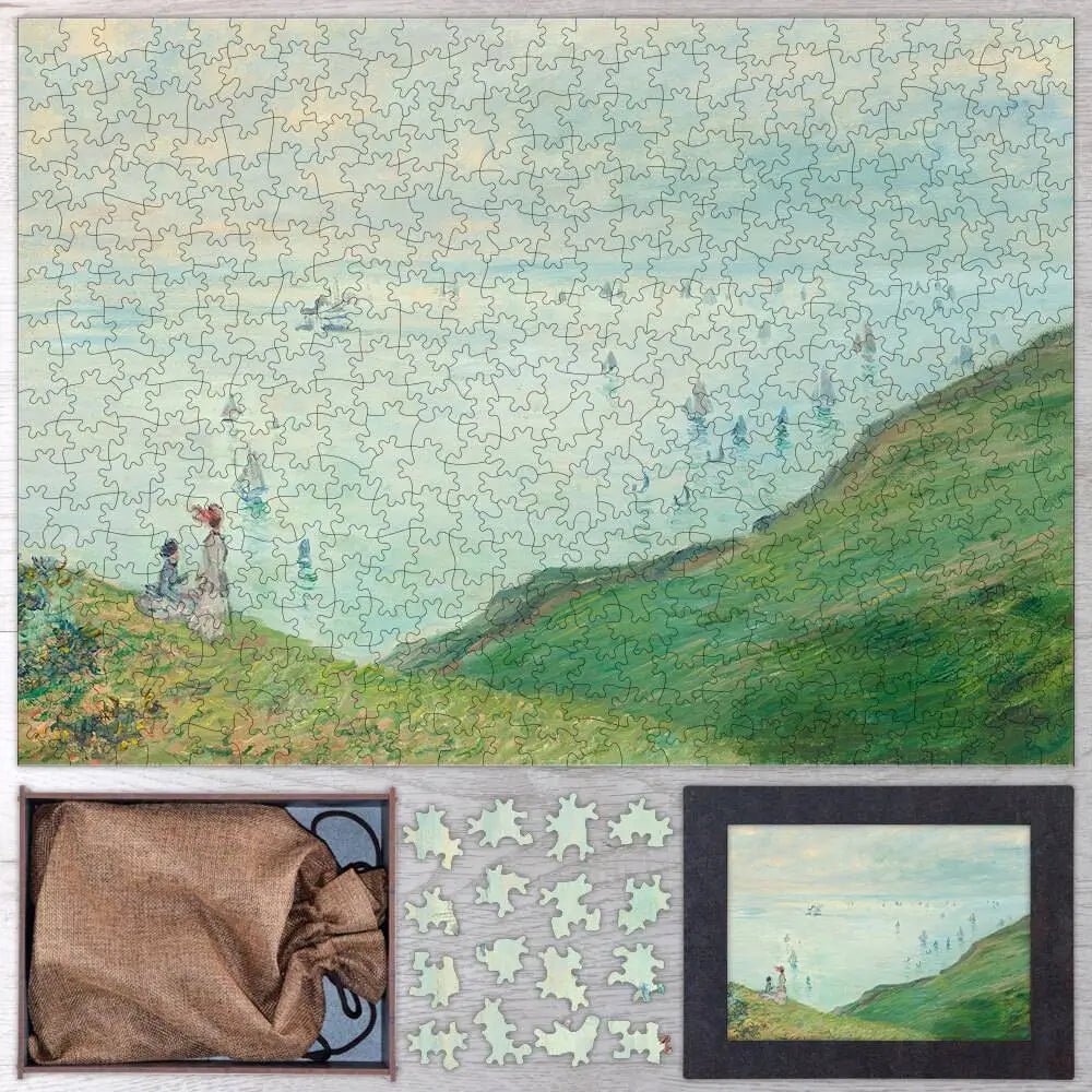 Cliffs at Pourville Puzzle - PuzzlesPrint