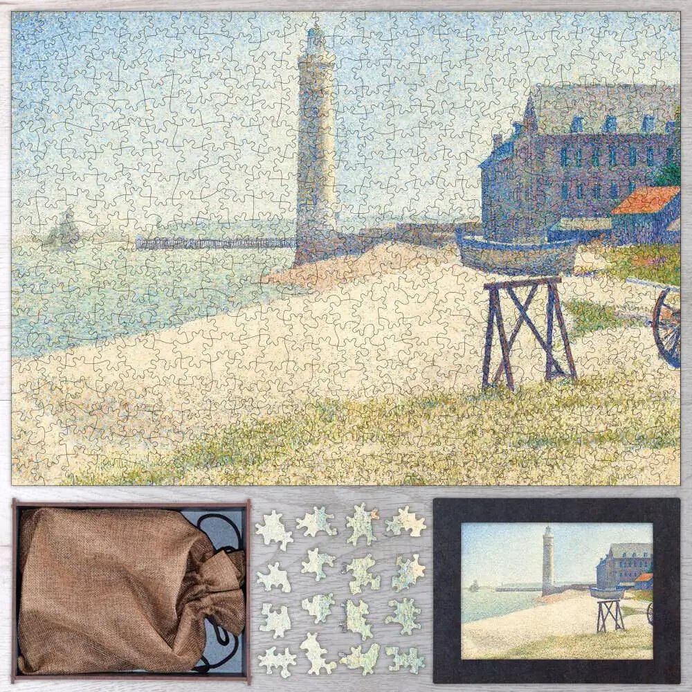 The Lighthouse at Honfleur Puzzle - PuzzlesPrint