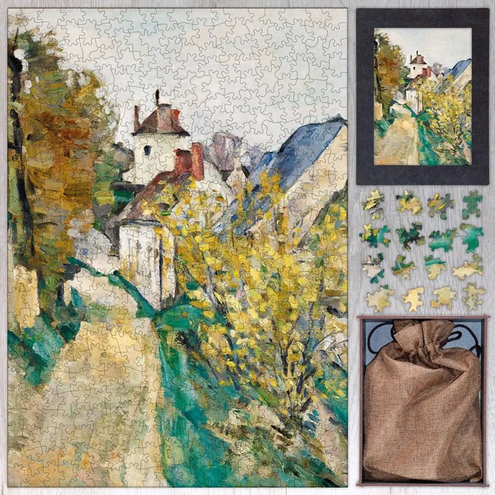 The House of Dr. Gachet in Auvers - sur - Oise Puzzle - PuzzlesPrint