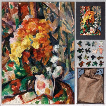 The Flowered Vase Puzzle - PuzzlesPrint