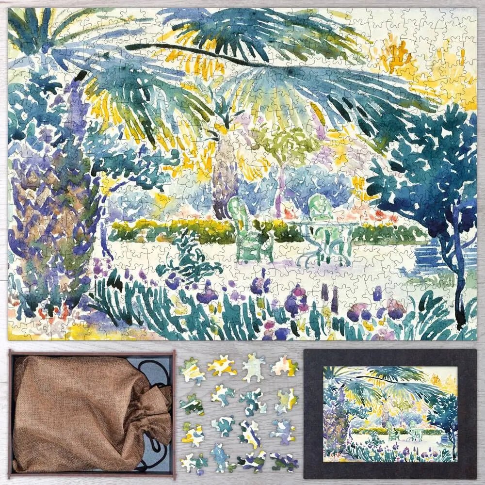 Garden of the Painter at Saint Clair Puzzle - PuzzlesPrint