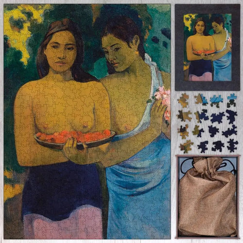 Two Tahitian Women Puzzle - PuzzlesPrint