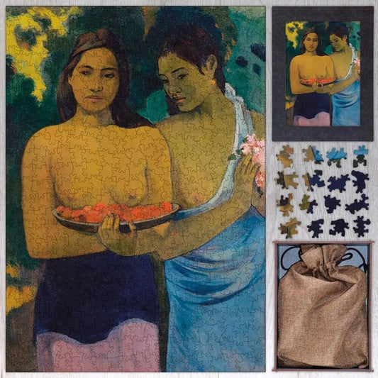 Two Tahitian Women Puzzle - PuzzlesPrint