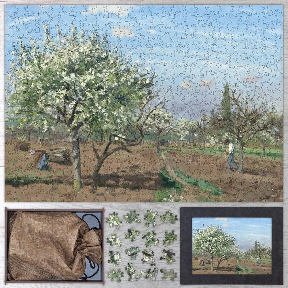 Orchard in Bloom, Louveciennes Puzzle - PuzzlesPrint