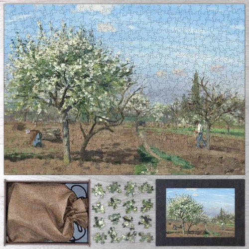 Orchard in Bloom, Louveciennes Puzzle - PuzzlesPrint