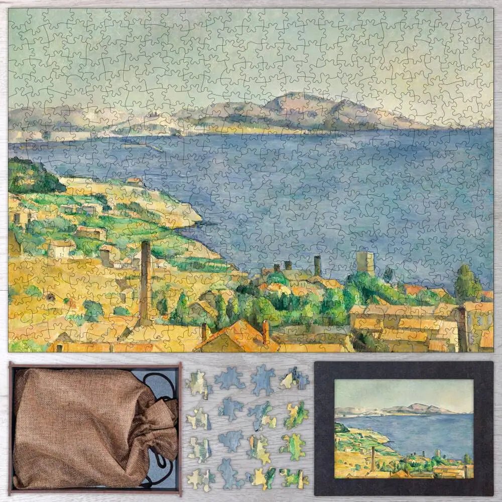 The Gulf of Marseilles Seen from L'Estaque Puzzle - PuzzlesPrint