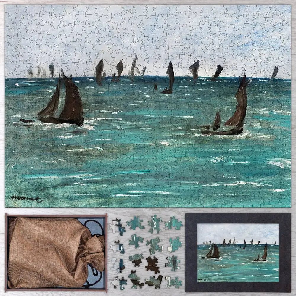 Boats at Berck - sur - Mer Puzzle - PuzzlesPrint