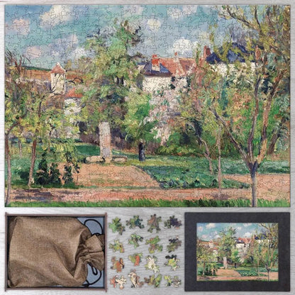 Garden in Full Sunlight, Pontoise Puzzle - PuzzlesPrint