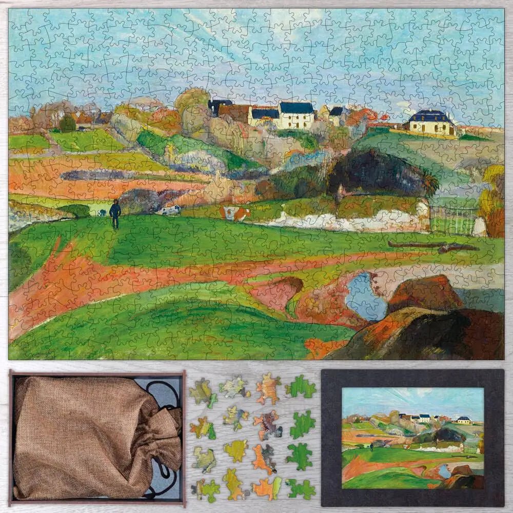 Landscape at Le Pouldu Puzzle - PuzzlesPrint