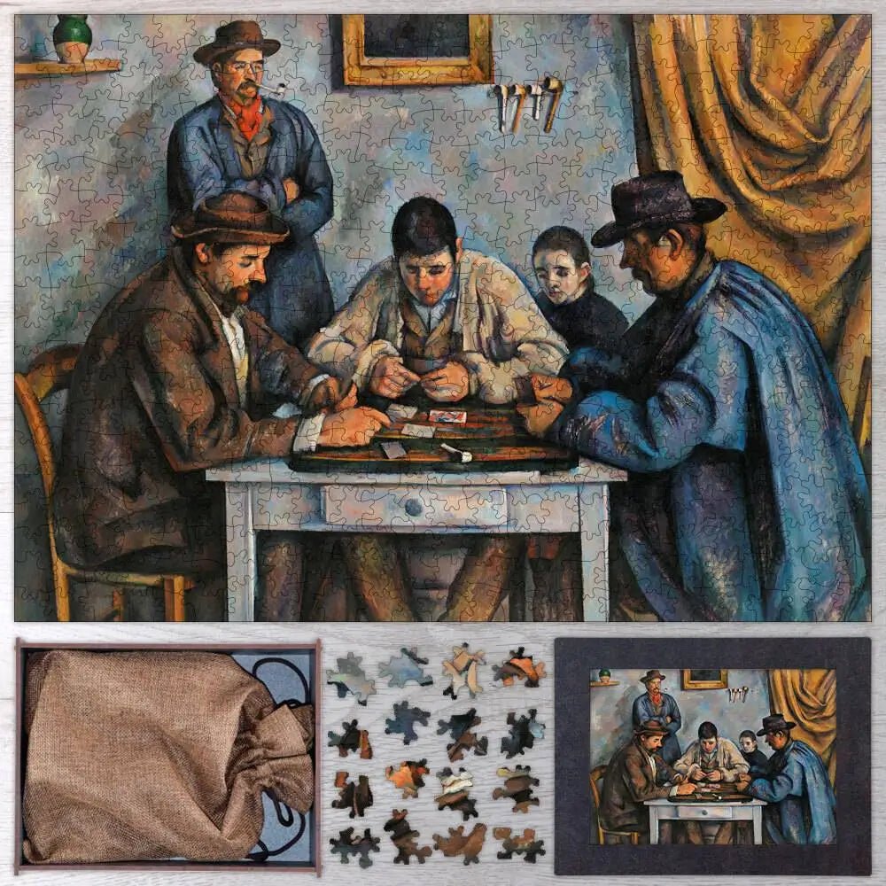 The Card Players Puzzle - PuzzlesPrint