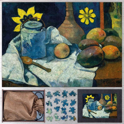 Still Life with Teapot and Fruit Puzzle - PuzzlesPrint
