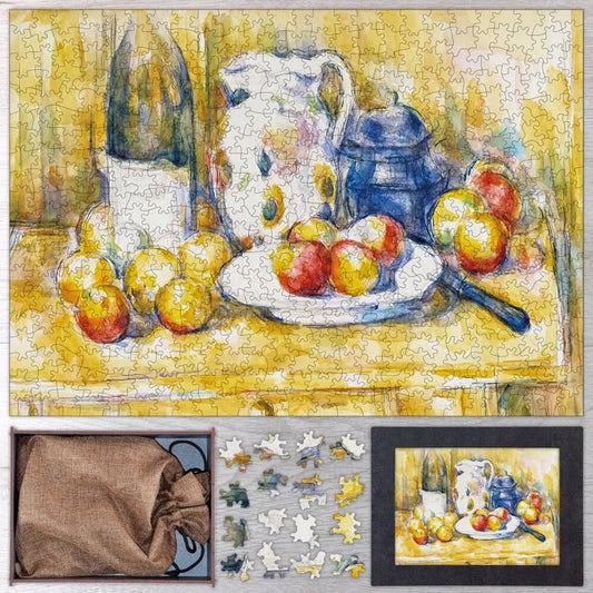 Still Life with Apples on a Sideboard Puzzle - PuzzlesPrint