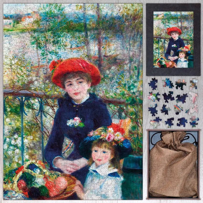 Two Sisters (On the Terrace) Puzzle - PuzzlesPrint