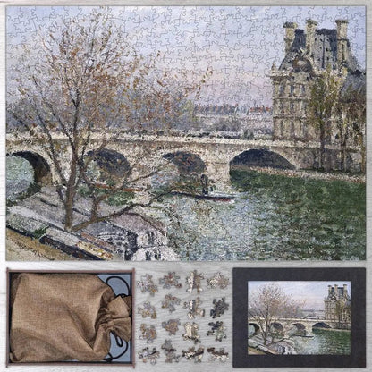 Pont Royal and the Pavillon de Flore Puzzle - PuzzlesPrint