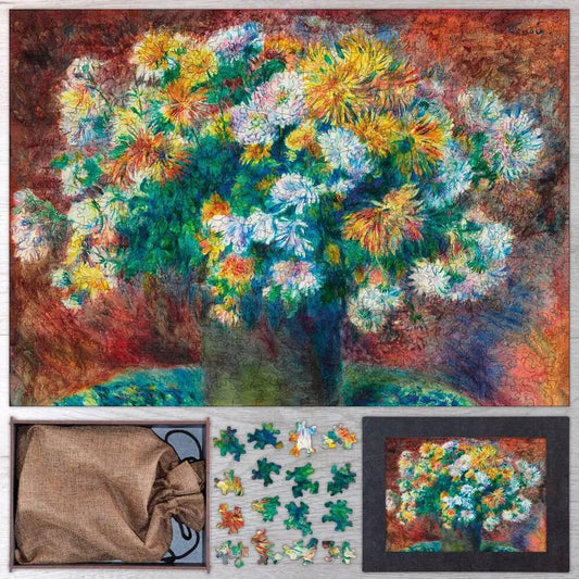 Chrysanthemums Puzzle - PuzzlesPrint