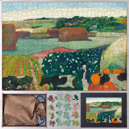 Haystacks in Brittany Puzzle - PuzzlesPrint