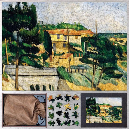 The Road Bridge at L'Estaque Puzzle - PuzzlesPrint