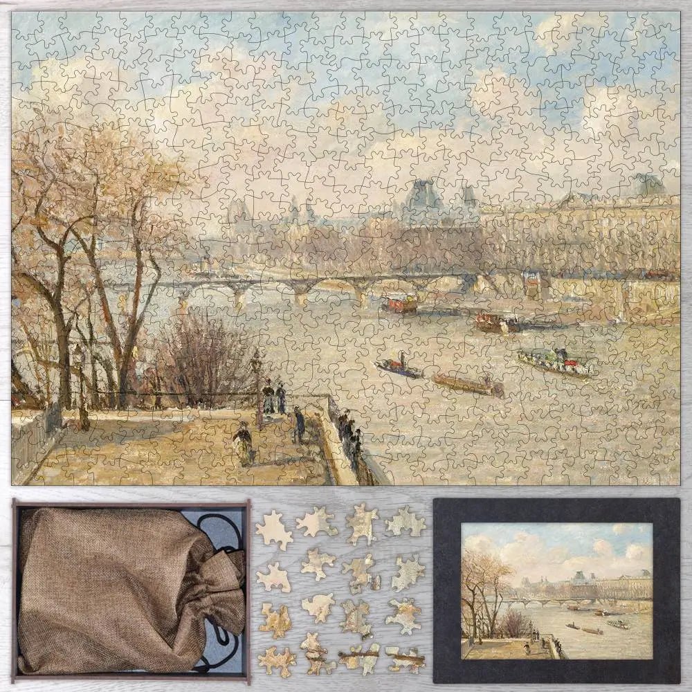 The Louvre from the Pont Neuf Puzzle - PuzzlesPrint