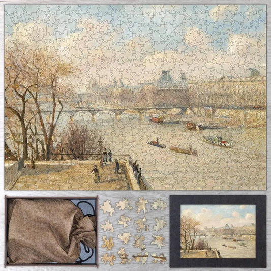 The Louvre from the Pont Neuf Puzzle - PuzzlesPrint