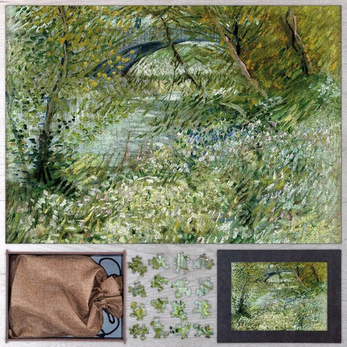 River Bank in Springtime Puzzle - PuzzlesPrint