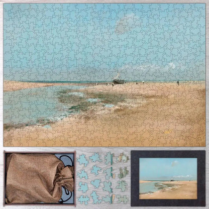 Beach at Low Tide (Mouth of the River) Puzzle - PuzzlesPrint