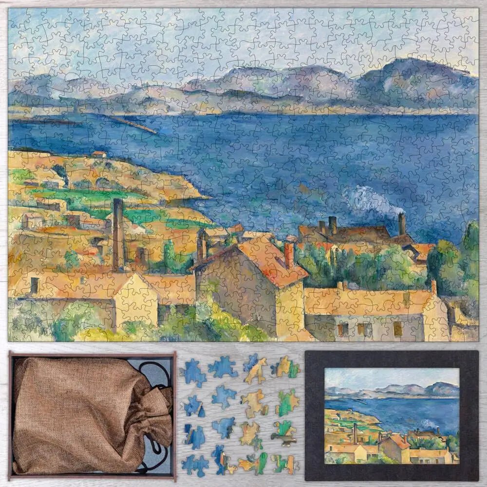 The Bay of Marseille, Seen from L’Estaque Puzzle - PuzzlesPrint