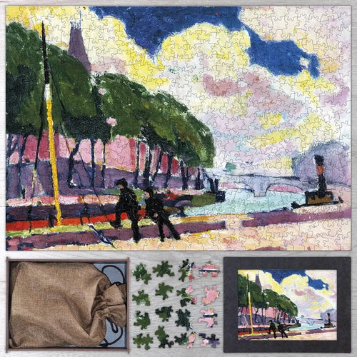 On the Banks of the Seine Puzzle - PuzzlesPrint