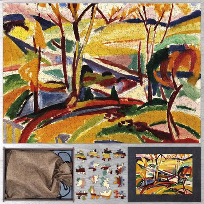 Valley Falls I Puzzle - PuzzlesPrint